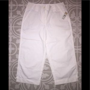 Talbots White  Capri pants size-2p